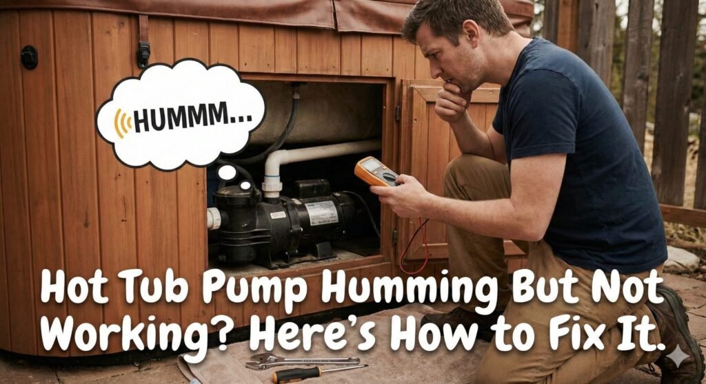 hot tub pump humming but not working